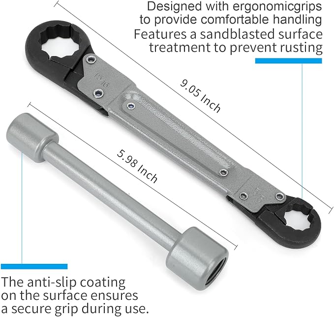 Holdly Angle Stop Wrench, Plumbing Tool - Image 2