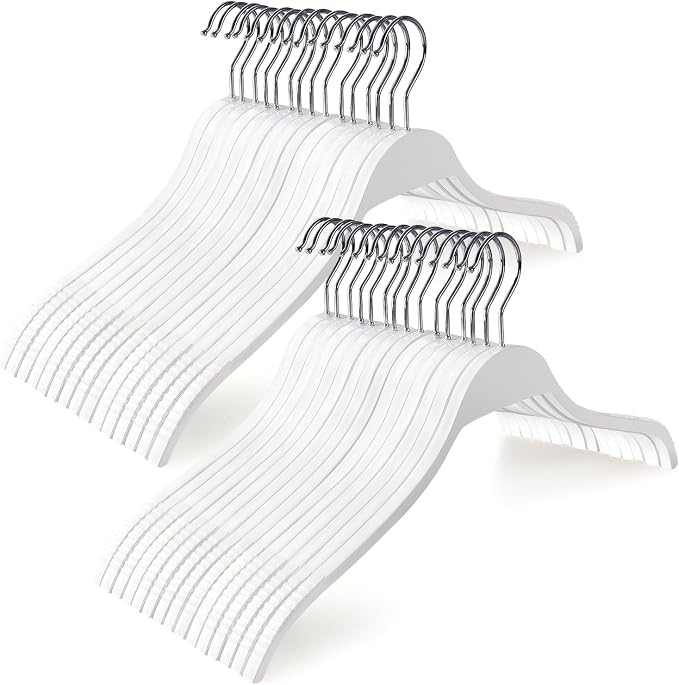 TOPIA HANGER Slim Wooden Hangers by TOPIAHANGER