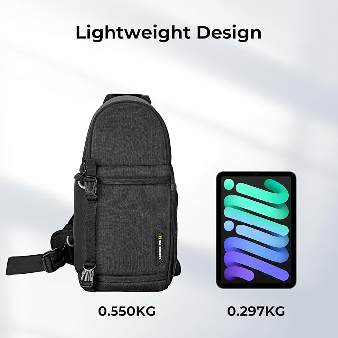 K&F Concept Camera Sling Bag Crossbody Bag Camera Shoulder Backpack - Image 7