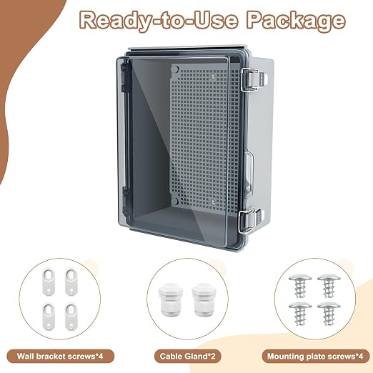 Outdoor Electrical Box Waterproof, Junction Box IP67 ABS Plastic Enclosure | - Image 6
