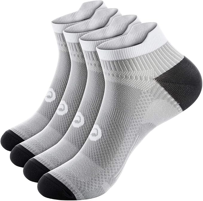 PAPLUS Ankle Compression Sock for Men and Women 2/4/6 Pairs, Low Cut by PAPLUS