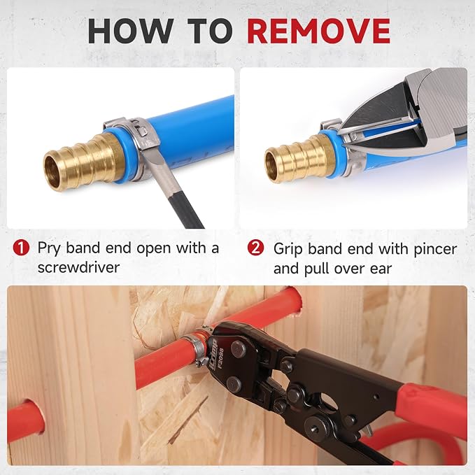 iCrimp PEX Pipe Clamp Cinch Tool Crimping Tool Crimper - Image 6