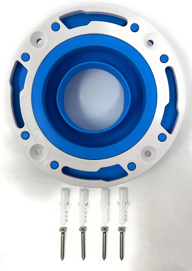 Toilet Flange Repair Kit, Universal Toilet Flange Fits 4" or Special 3" Drain - Image 2