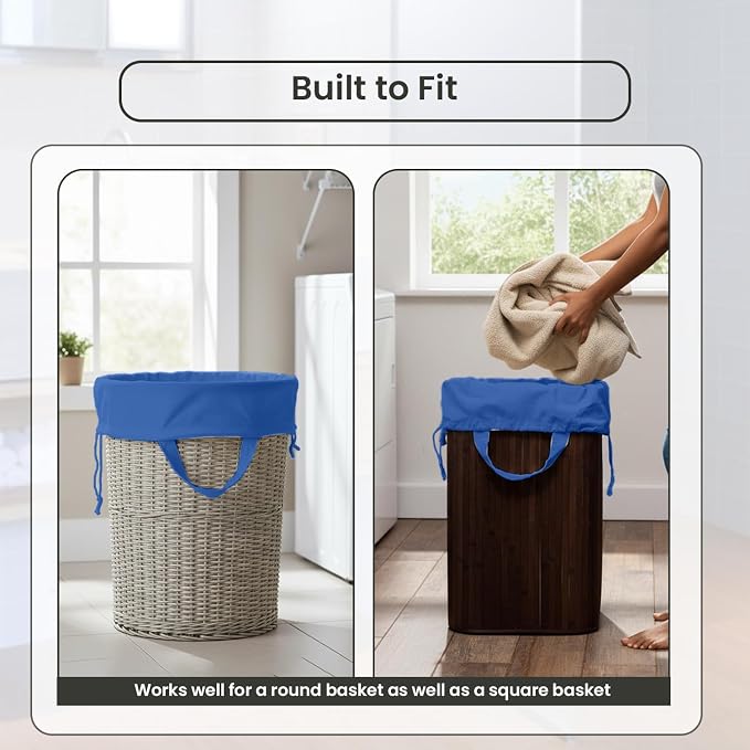 LFH Home Cotton Canvas Large Laundry Bag - Image 10