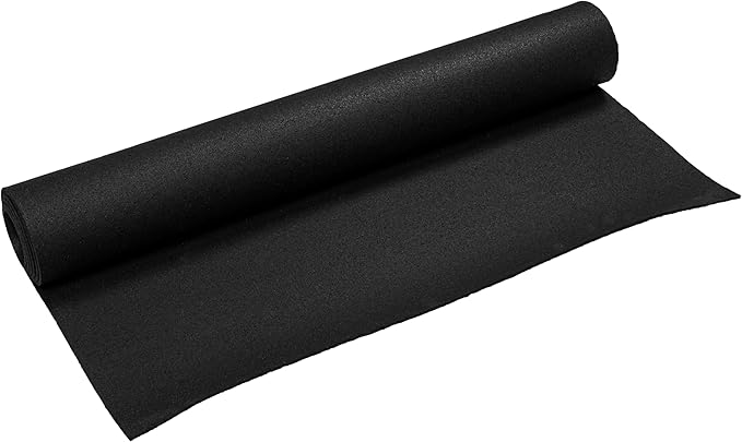 MSI Rubber Utility Mat 60in. x 96in. Black Floor Mat Pack Accent Wall Tile by MSInternational