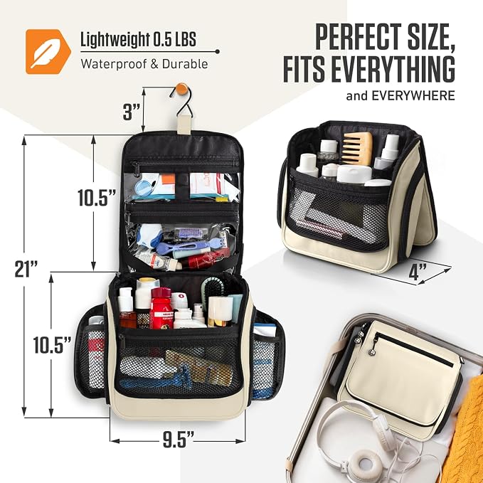 VENTURE 4TH Hanging Travel Toiletry Bag - Image 2