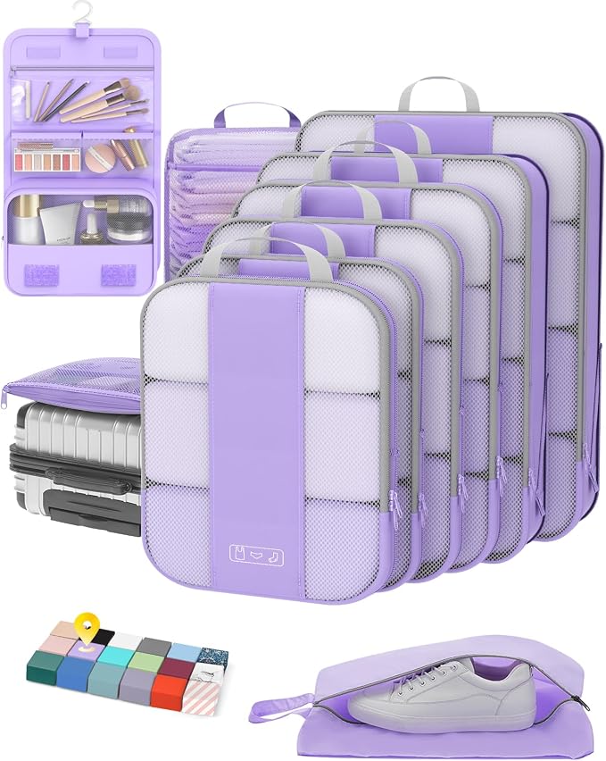 10 Set Compression Packing Cubes by OlarHike