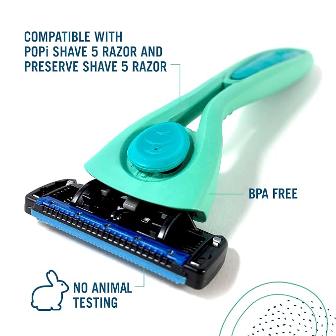 Preserve Shave 5 Five Blade Refillable Razor, Made from Recycled Materials - Image 2
