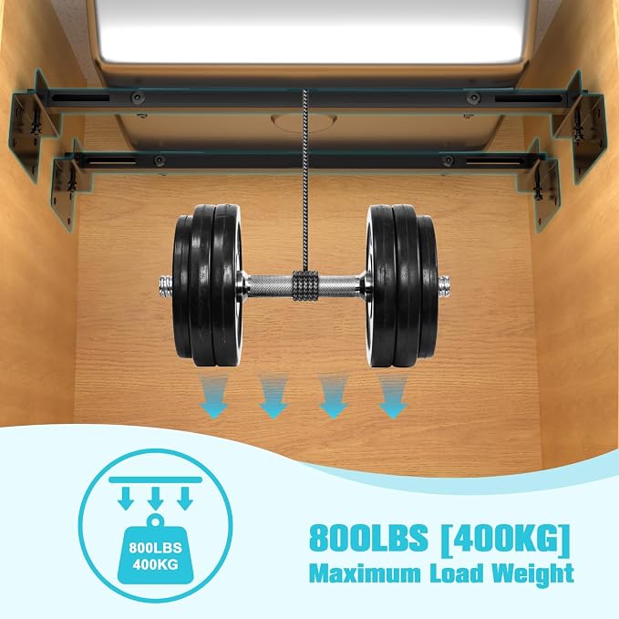 71-100cm Undermount Sink Brackets Kit, Adjustable Carbon Steel Supports - Image 2