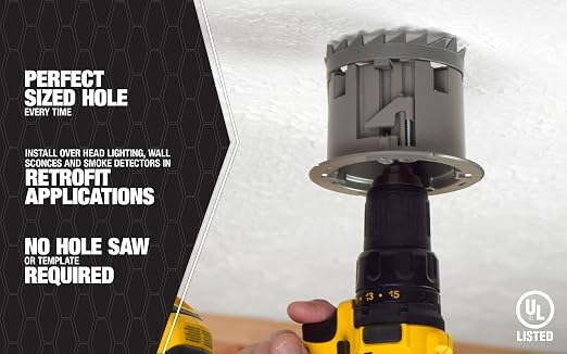 Southwire -MSBST250 Fixture and Ceiling Electrical Box Smart Box Shark Tooth - Image 3