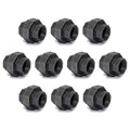 1" Cast Iron Union, Home TZH 10 Pack 1" Industrial Malleable Female Pipe by HomeTZH