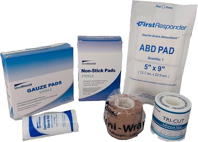 4-Shelf Metal 1st Aid Cabinet Class A, Large Capacity First Aid Wall Mount - Image 9