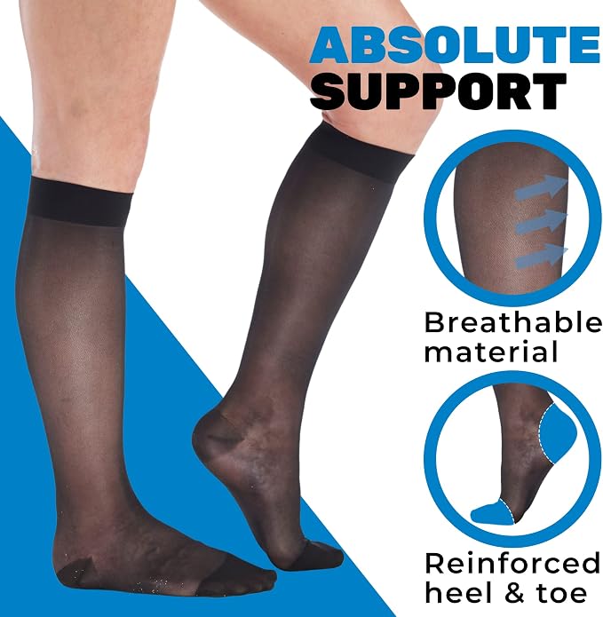 Made in USA - Sheer Compression Socks - Image 4