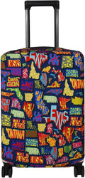 Explore Land Travel Luggage Cover Suitcase Protector Fits 31-32 Inch Case by ExploreLand