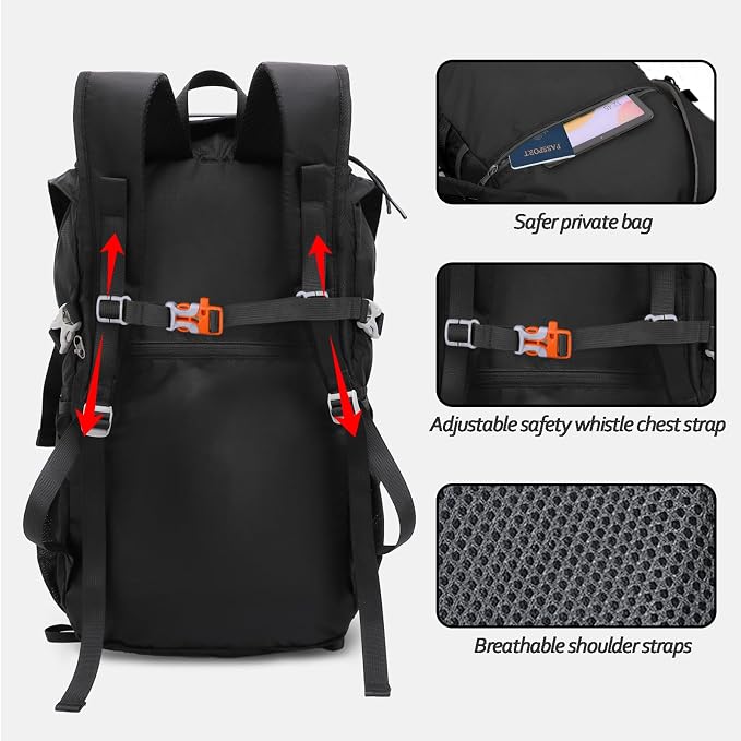Seektop 20L Ultra Lightweight Waterproof Hiking Backpack Small Outdoor Foldable - Image 4