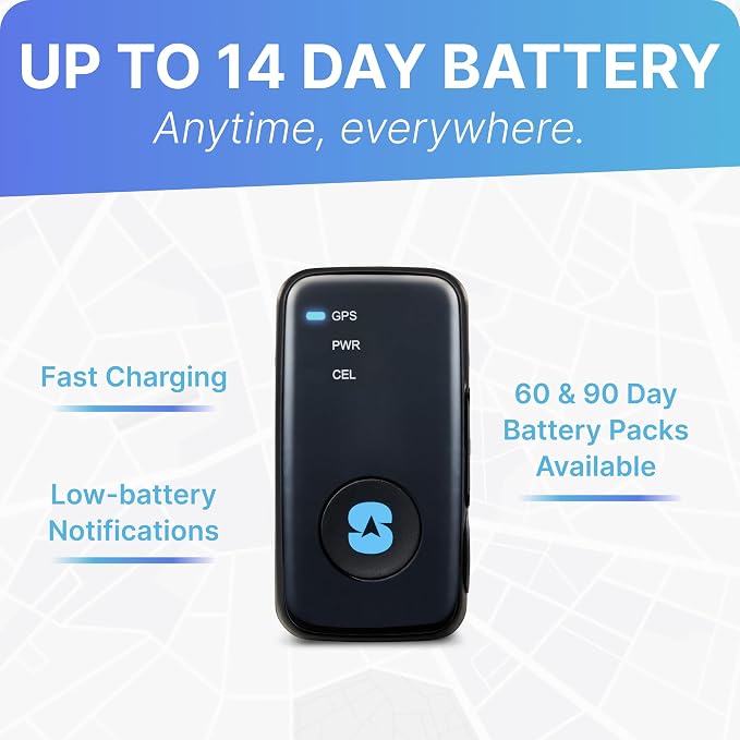 Spytec Atlas GPS Tracker for Vehicles & Kids | Up to 14-Day Battery Life | - Image 2