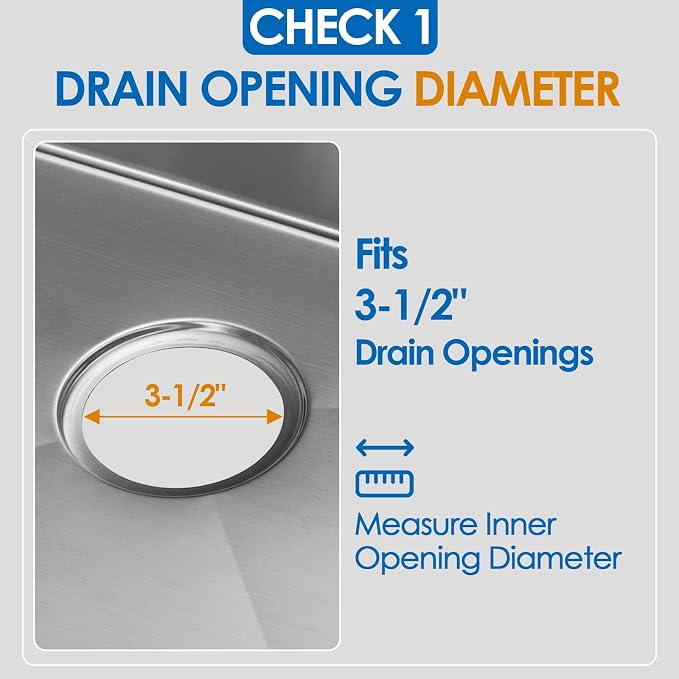 ROVOGO Kitchen Sink Drain Assembly Gold, Removable Deep Strainer Basket - Image 5