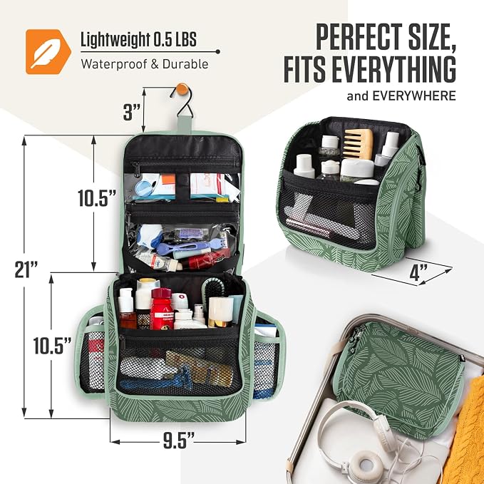 VENTURE 4TH Hanging Travel Toiletry Bag - Image 2