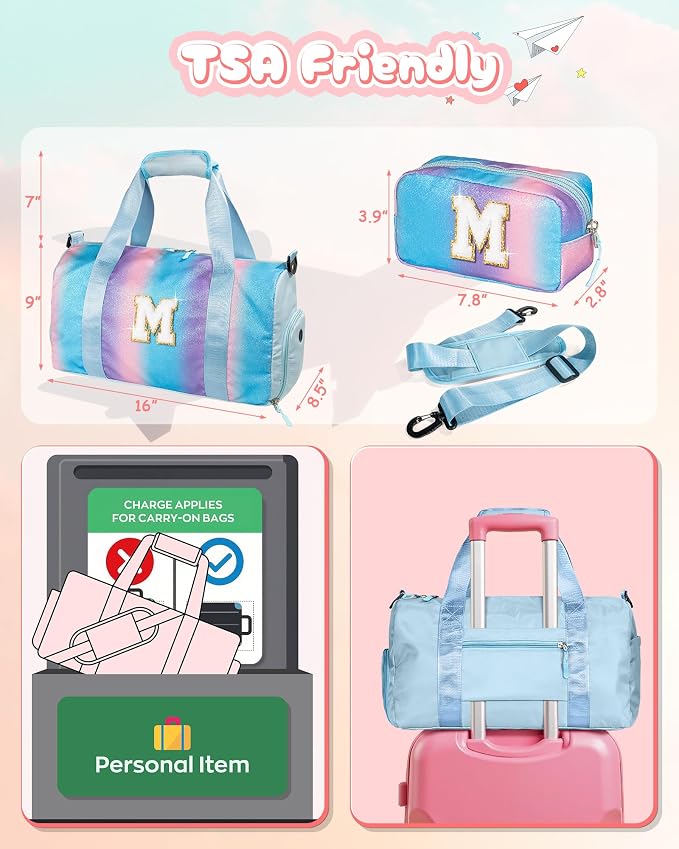 Gift Ideas for Kids Girls-Girl Gym Bag - Image 3