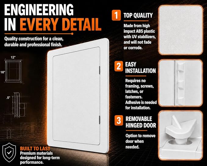 Access Panel 12x16 Inch for Drywall & Ceiling - Image 4