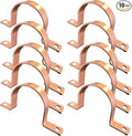 EZ-FLUID 1/2" Genuine Real Copper Pipe Strap Clamp Hanger by EZ-FLUIDPlumbingProducts