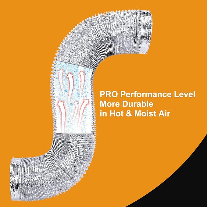 Heavy Duty 4"Flexible Dryer Vent Exhaust Duct Hose 3 Feet - Image 5
