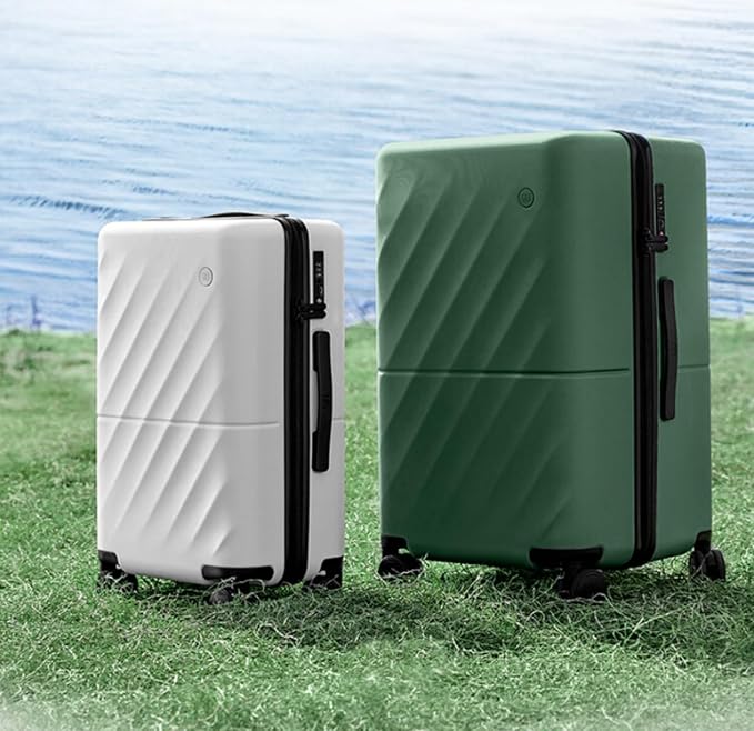 NINETYGO Trunk Luggage 22 Inch, Small Checked Luggage - Image 3