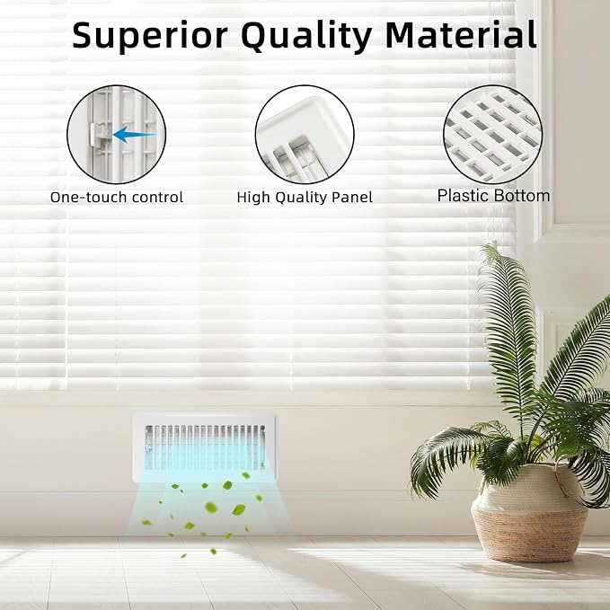 Floor Register 2x10, 4 Pack Floor Vent Covers - Image 2
