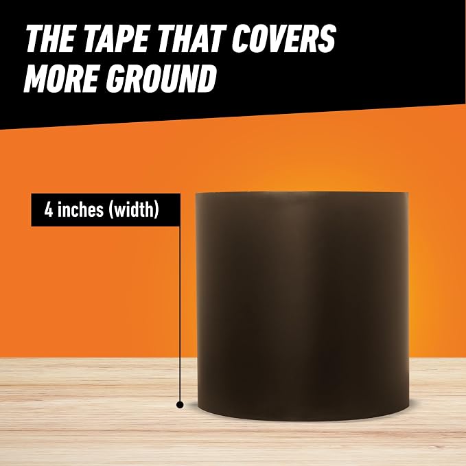 GORILLA Waterproofing Tape, Air & Moisture Barrier, Bonds Metal, Rubber & Vinyl - Image 6