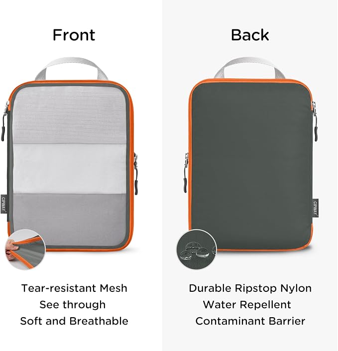 Cipway Compression Packing Cubes, See Through Mesh Luggage Organizer Bags - Image 3