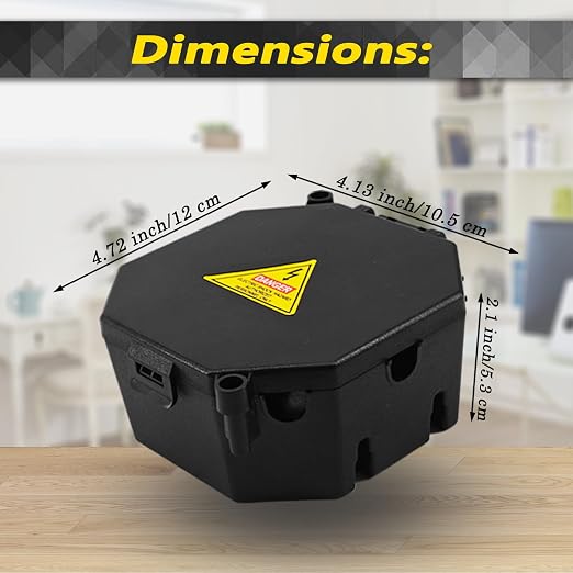 MIARALA Black Open Splice Junction Box | Electrical Splice Box Wire Junction Box - Image 7