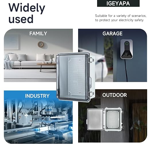 Junction Box Outdoor Waterproof Electrical Box Project IP67 ABS Enclosure | - Image 6