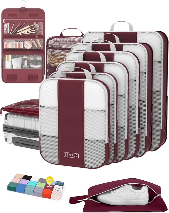 10 Set Compression Packing Cubes by OlarHike