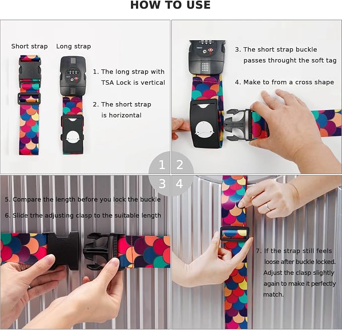 Travelkin Luggage Straps TSA Approved - Image 6