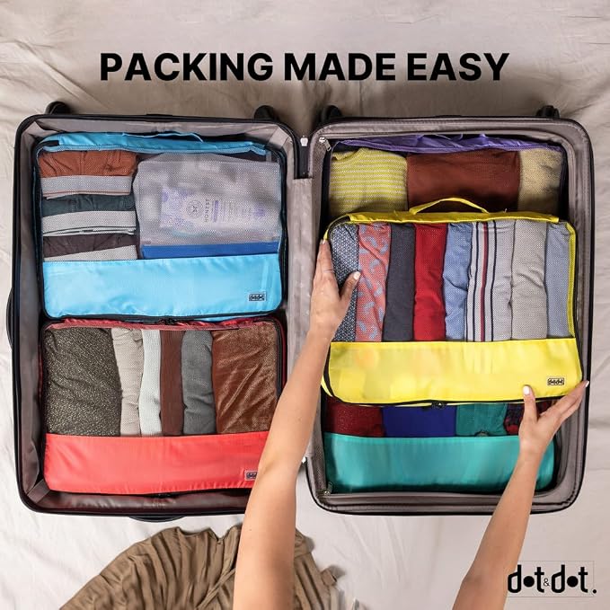 5pc Purple Large Packing Cubes for Suitcases - Image 6