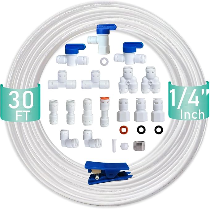 NSF Certified 1/4" O.D. Push to Connect Fittings by ESHIONG