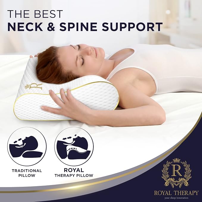 4-Layer Queen, Contour Pillow, Side Sleeper, Orthopedic, Neck Support, Pillow - Image 6