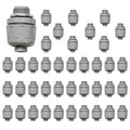 Conduit Connectors, 1/2 Inch, Non-Metallic, by HDHAODA