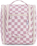 Narwey Small Checkered Hanging Travel Toiletry Bag by Narwey