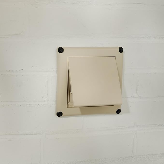 EverSafe 4" Dryer Vent Cover for Exterior Wall Vent Hood Outlet, Auto Airflow - Image 3