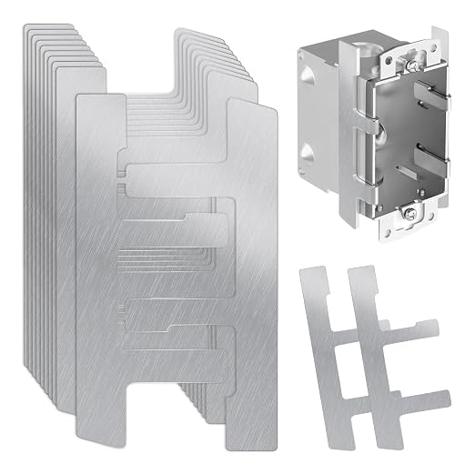 10Pcs Switch Box Support Electrical Box F Clips, Switch Boxs Straps, Strap on - Image 2