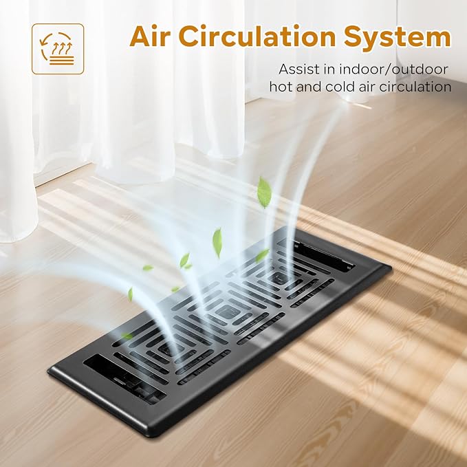 Floor Register Heavy Duty Walkable Steel Floor Vent Covers - Image 4