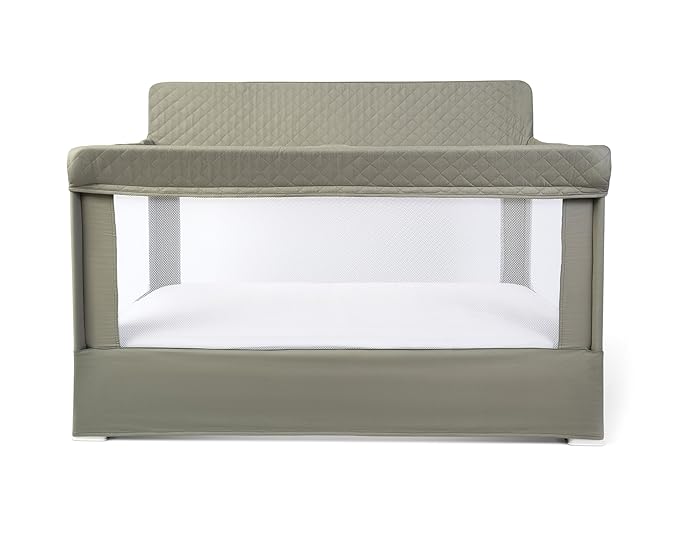 Baby Delight Lunaire Full Size Crib | Breathable Mesh Baby Crib | Tool-Free by BabyDelight