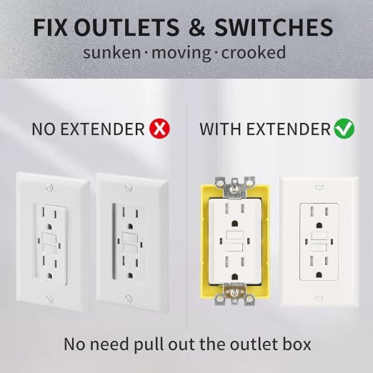 Single Gang Receptacle Outlet Box Extenders 1/2" - Image 6