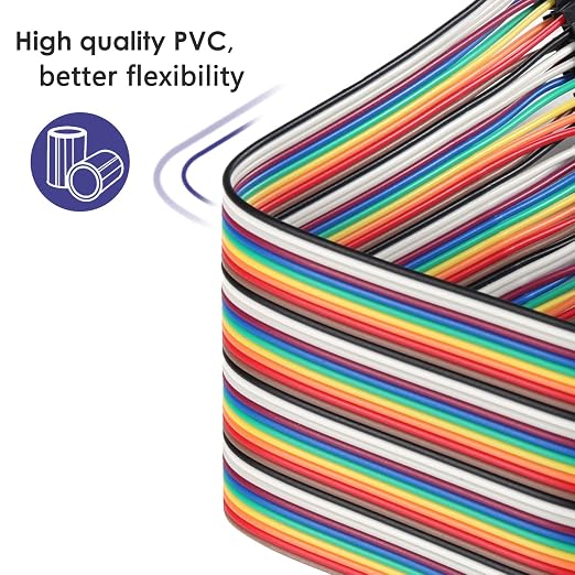120pcs 100cm Dupont Wire Male to Female Breadboard Jumper Wires 39.4 inch - Image 4
