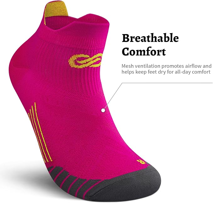PAPLUS Ankle Compression Sock for Men and Women 2/4/6 Pairs, Low Cut - Image 5