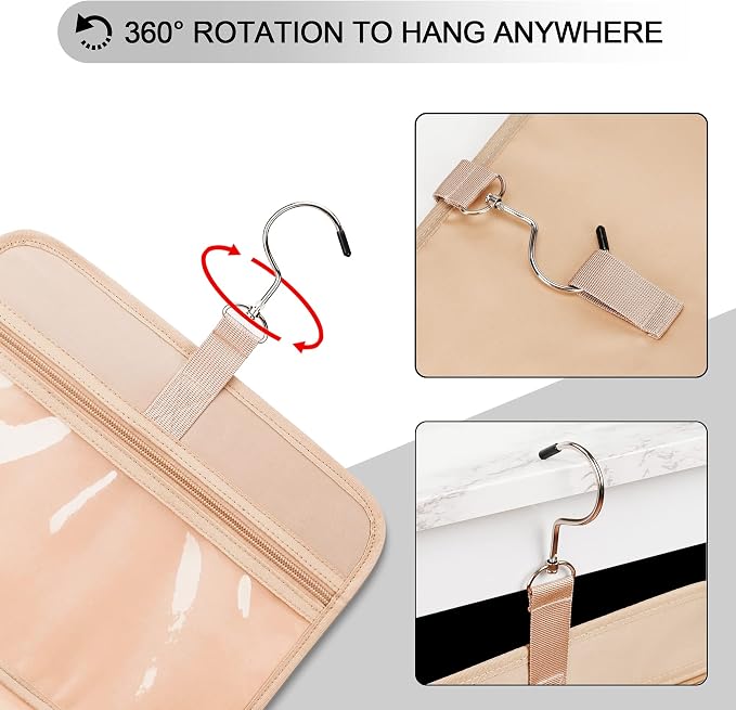 Travel Hanging Toiletry Bag for Women and Men, - Image 8