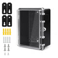 LeMotech Junction Box IP67 Waterproof Electrical Box ABS Plastic Hinged Shell by LeMotech