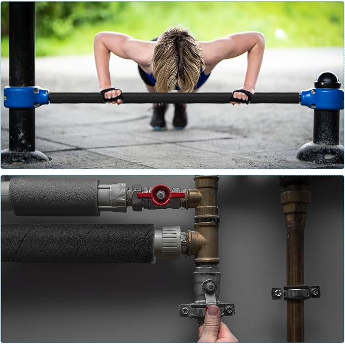 PATIKIL Pipe Insulation Foam Tube 10.5mm ID x 15mm OD x 1m Long Black | Pipe - Image 7