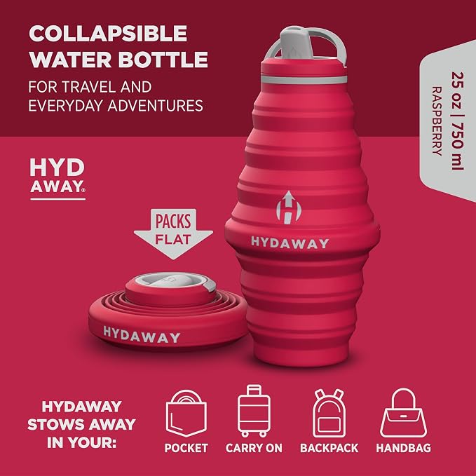 HYDAWAY 25oz Collapsible Water Bottle - Image 2